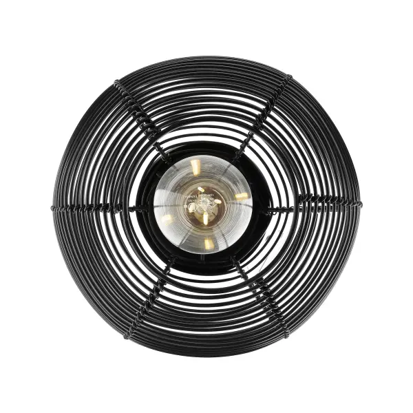 Golden Lighting Calypso 1-Light Pendant in Matte Black - Image 6
