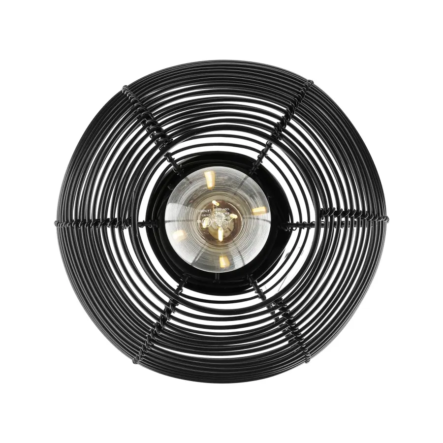 Golden Lighting Calypso 1-Light Pendant in Matte Black - Image 6