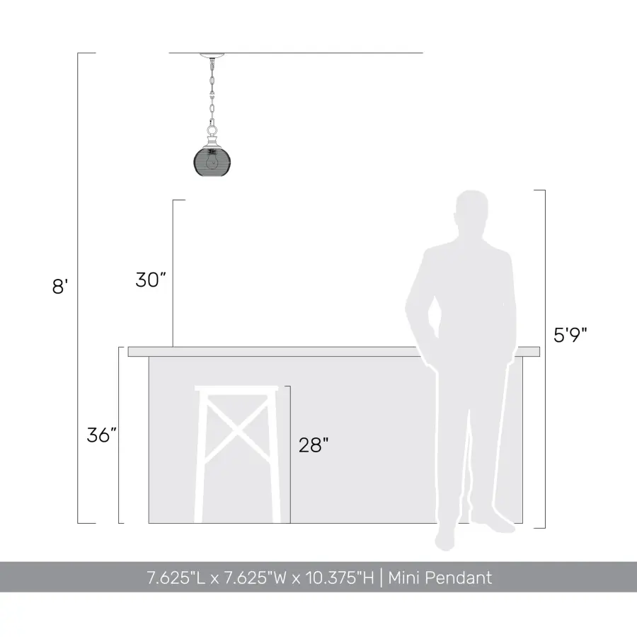 Golden Lighting Calypso 1-Light Pendant in Matte Black - Image 8