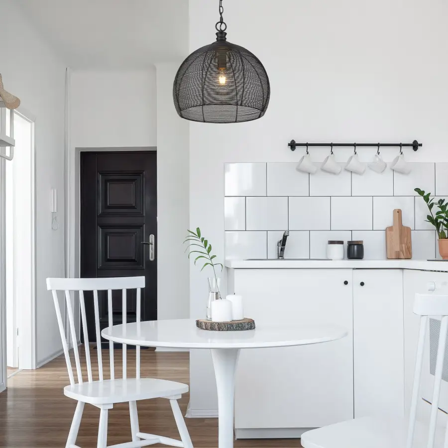 Golden Lighting Calypso 1-Light Pendant in Matte Black - Image 2