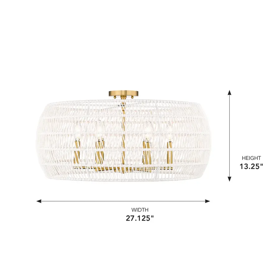 The Semi-Flush Mount by Golden Lighting - Image 9