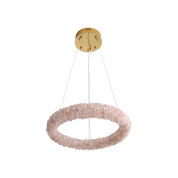 Ziva Corallo Integrated LED Chandelier in Coral - Image 3