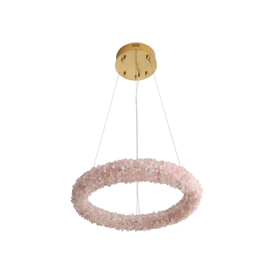 Ziva Corallo Integrated LED Chandelier in Coral - Image 3