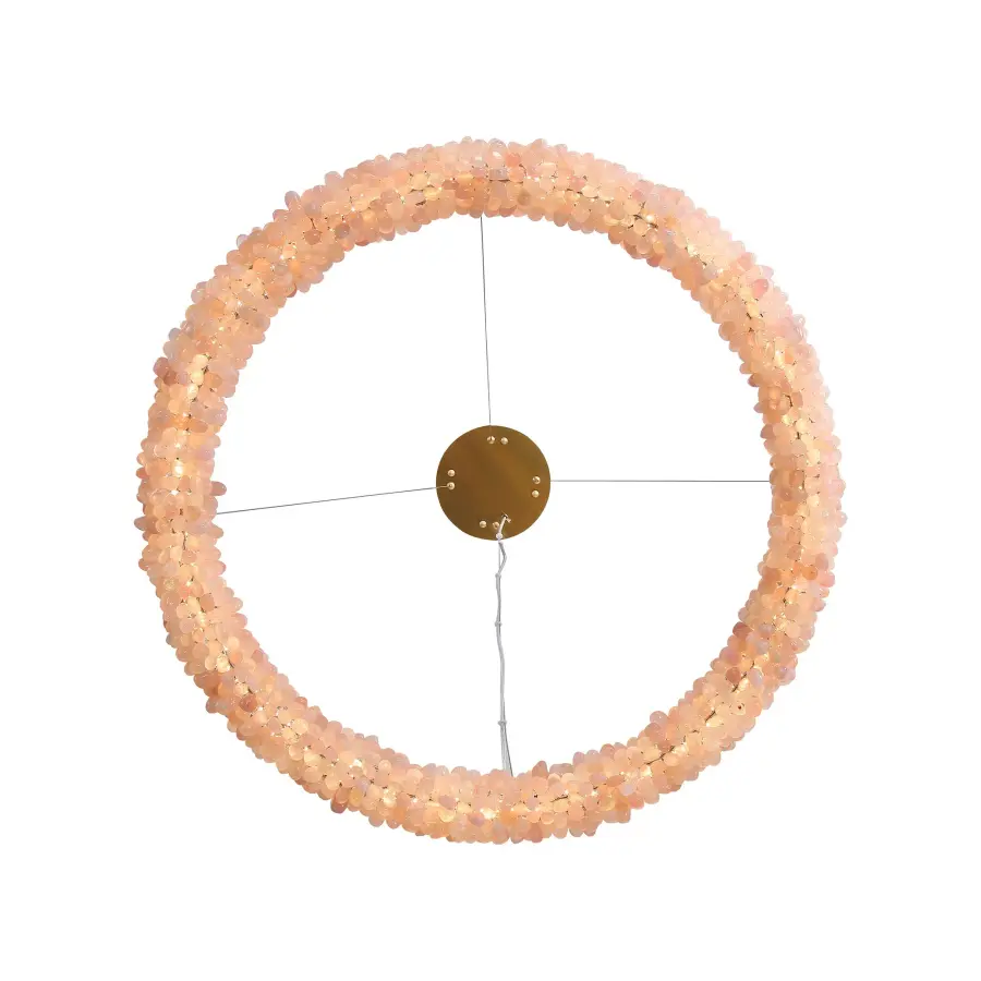 Ziva Corallo Integrated LED Chandelier in Coral - Image 4