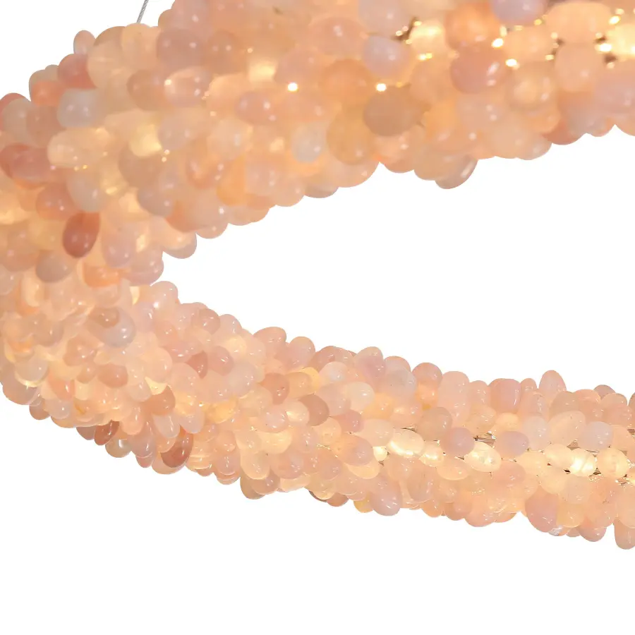 Ziva Corallo Integrated LED Chandelier in Coral - Image 5