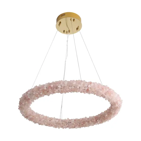 Ziva Corallo Integrated LED Chandelier in Coral - Image 3