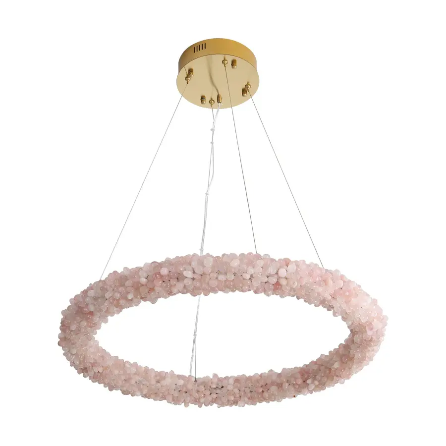 Ziva Corallo Integrated LED Chandelier in Coral - Image 3