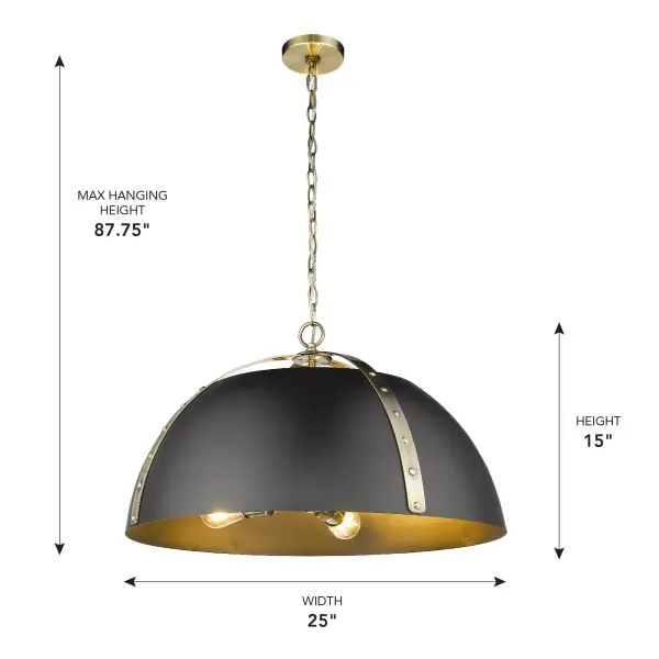 Golden Lighting Aldrich 5-Light Chandelier - Image 5