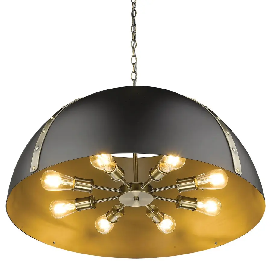 Golden Lighting Aldrich 8-Light Chandelier - Image 3