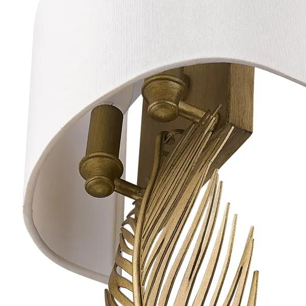 Golden Lighting Cay 2-Light Wall Sconce in Vintage Fired Gold - Image 5