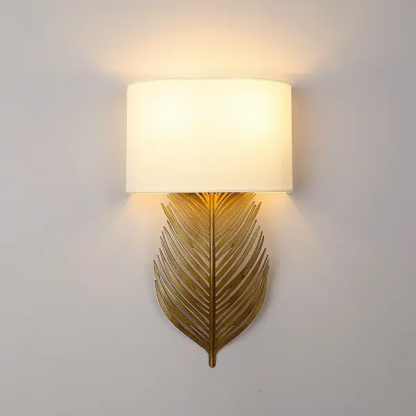Golden Lighting Cay 2-Light Wall Sconce in Vintage Fired Gold - Image 6