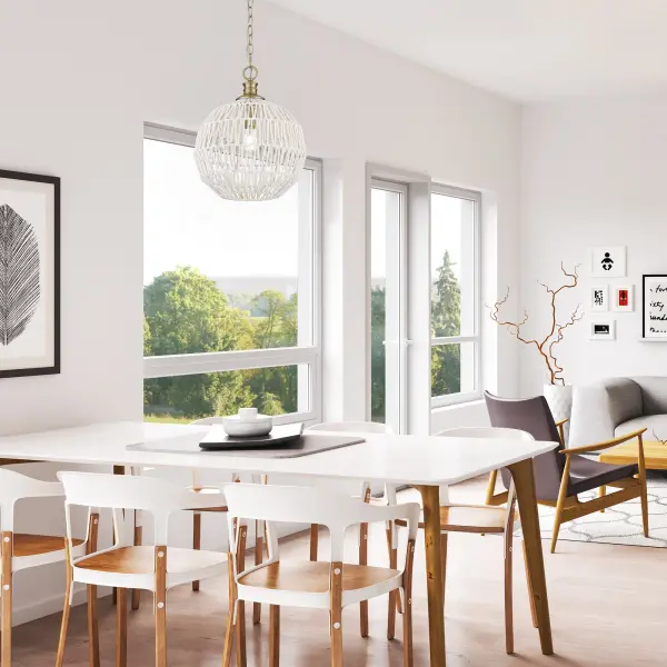Florence 1-Light Pendant in Brushed Champagne Brass - Image 7