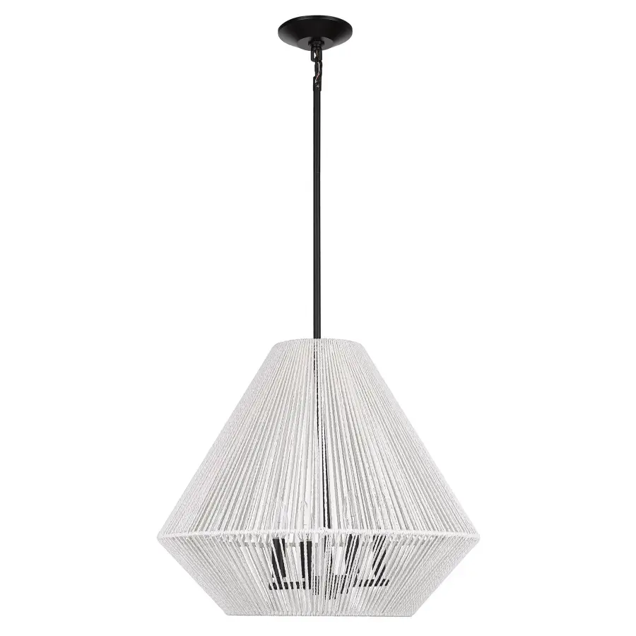 Valentina Four Light Pendant in Matte Black - Image 2