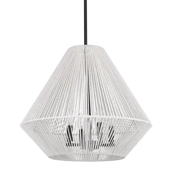 Valentina Four Light Pendant in Matte Black - Image 3
