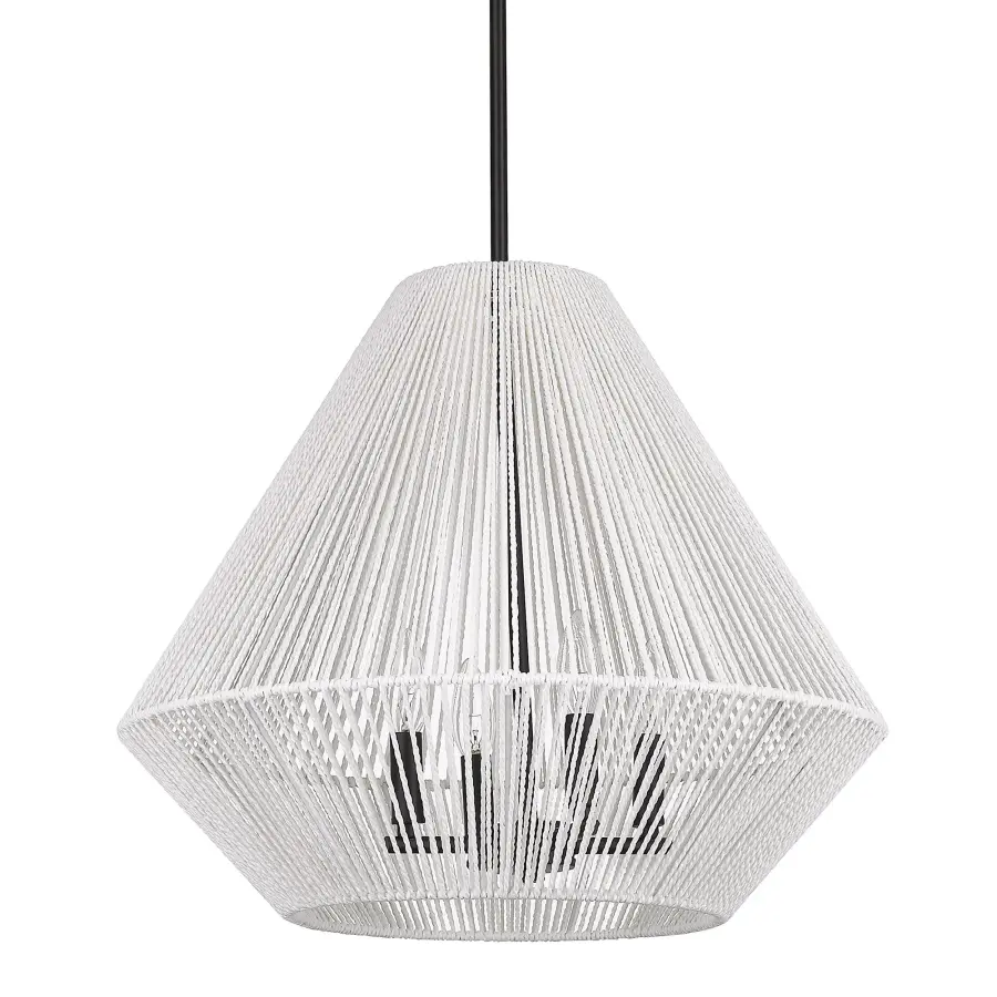 Valentina Four Light Pendant in Matte Black - Image 3