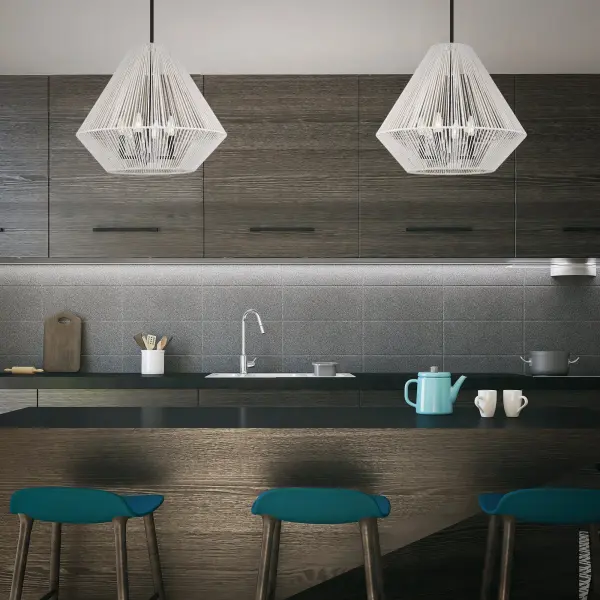 Valentina Four Light Pendant in Matte Black - Image 5