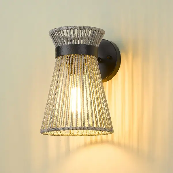 Golden Lighting Avon 1-Light Wall Sconce in Matte Black - Image 5