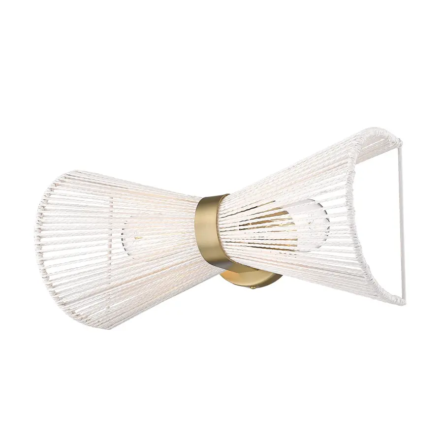 Golden Lighting Avon 2-Light Wall Sconce in Brushed Champagne Brass - Image 3