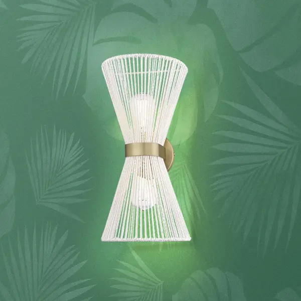 Golden Lighting Avon 2-Light Wall Sconce in Brushed Champagne Brass - Image 6