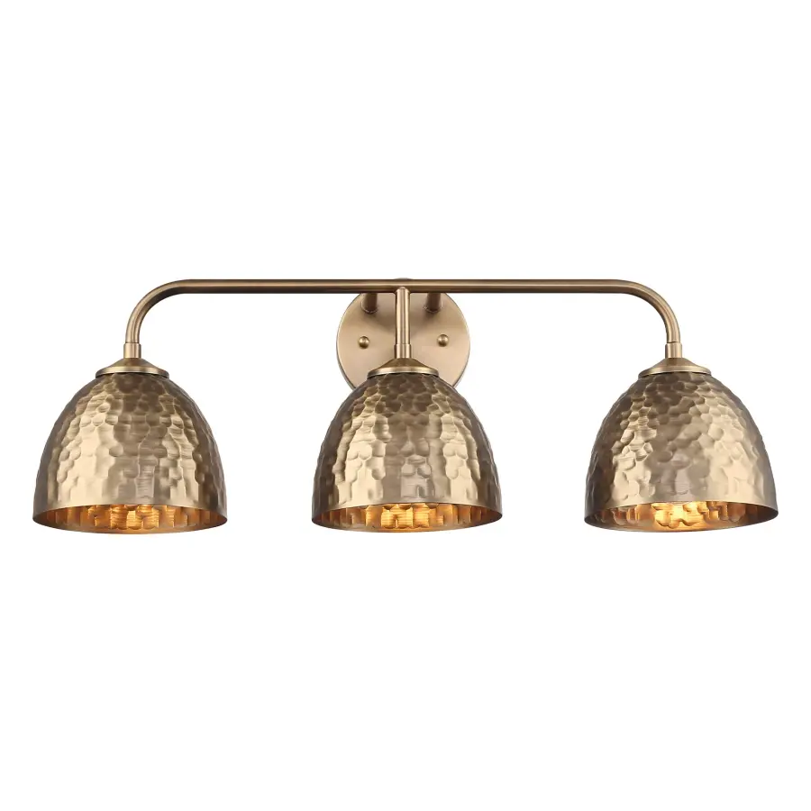 Golden Lighting Shepard 3-Light Vanity in Modern Brass - Image 3