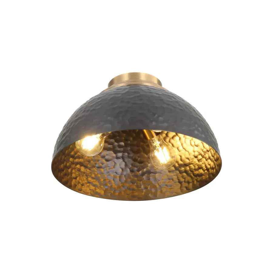 Golden Lighting Shepard 3-Light Flush Mount - Image 3