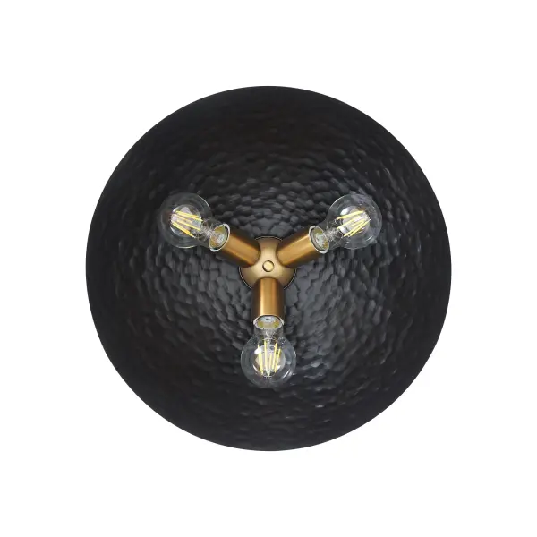 Golden Lighting Shepard 3-Light Flush Mount - Image 5