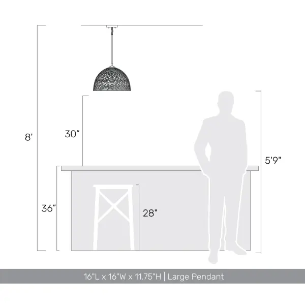 Golden Lighting Shepard 1-Light Pendant in Modern Brass and Matte Black - Image 6