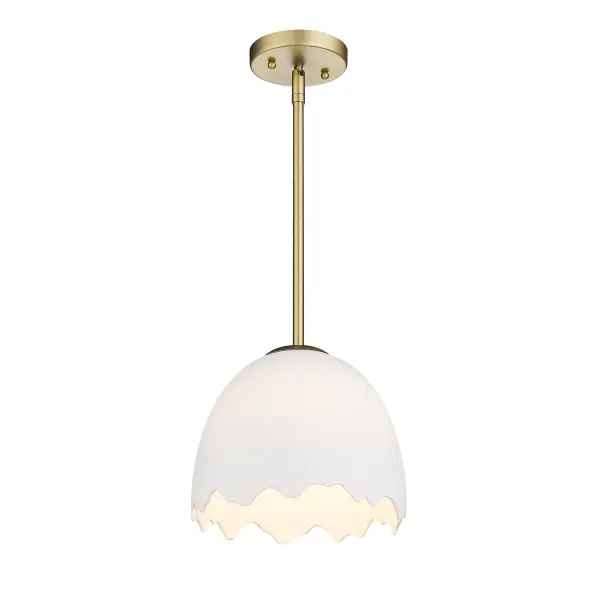 Brinkley One Light Pendant in Brushed Champagne Brass - Image 4