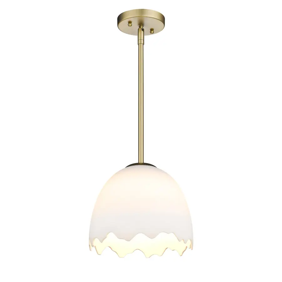 Brinkley One Light Pendant in Brushed Champagne Brass - Image 5