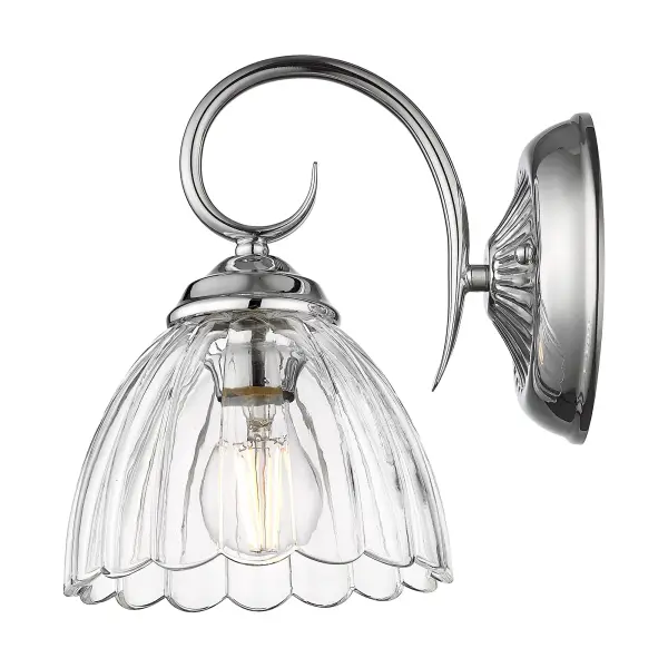 Golden Lighting Audra 1-Light Wall Sconce in Chrome - Image 3