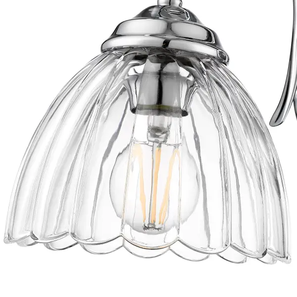 Golden Lighting Audra 1-Light Wall Sconce in Chrome - Image 6