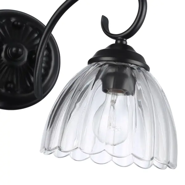Golden Lighting Audra 2-Light Vanity in Matte Black - Image 5