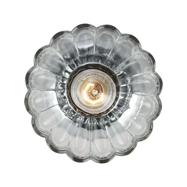 Golden Lighting Audra 1-Light Semi-Flush Mount in Chrome - Image 3