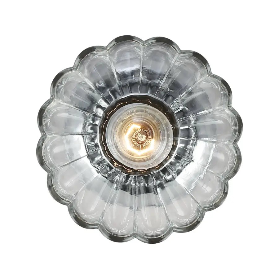 Golden Lighting Audra 1-Light Semi-Flush Mount in Chrome - Image 3
