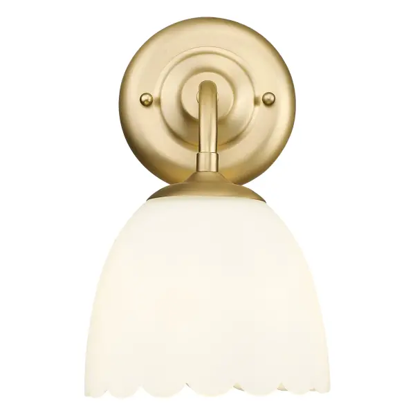Golden Lighting Dorinda 1-Light Wall Sconce in Brushed Champagne Brass - Image 2