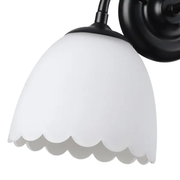 Golden Lighting Dorinda 2-Light Vanity in Matte Black - Image 5