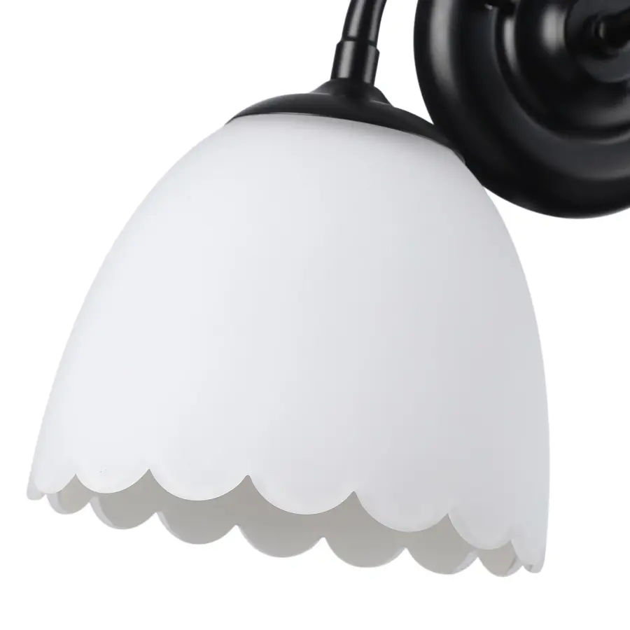 Golden Lighting Dorinda 2-Light Vanity in Matte Black - Image 5