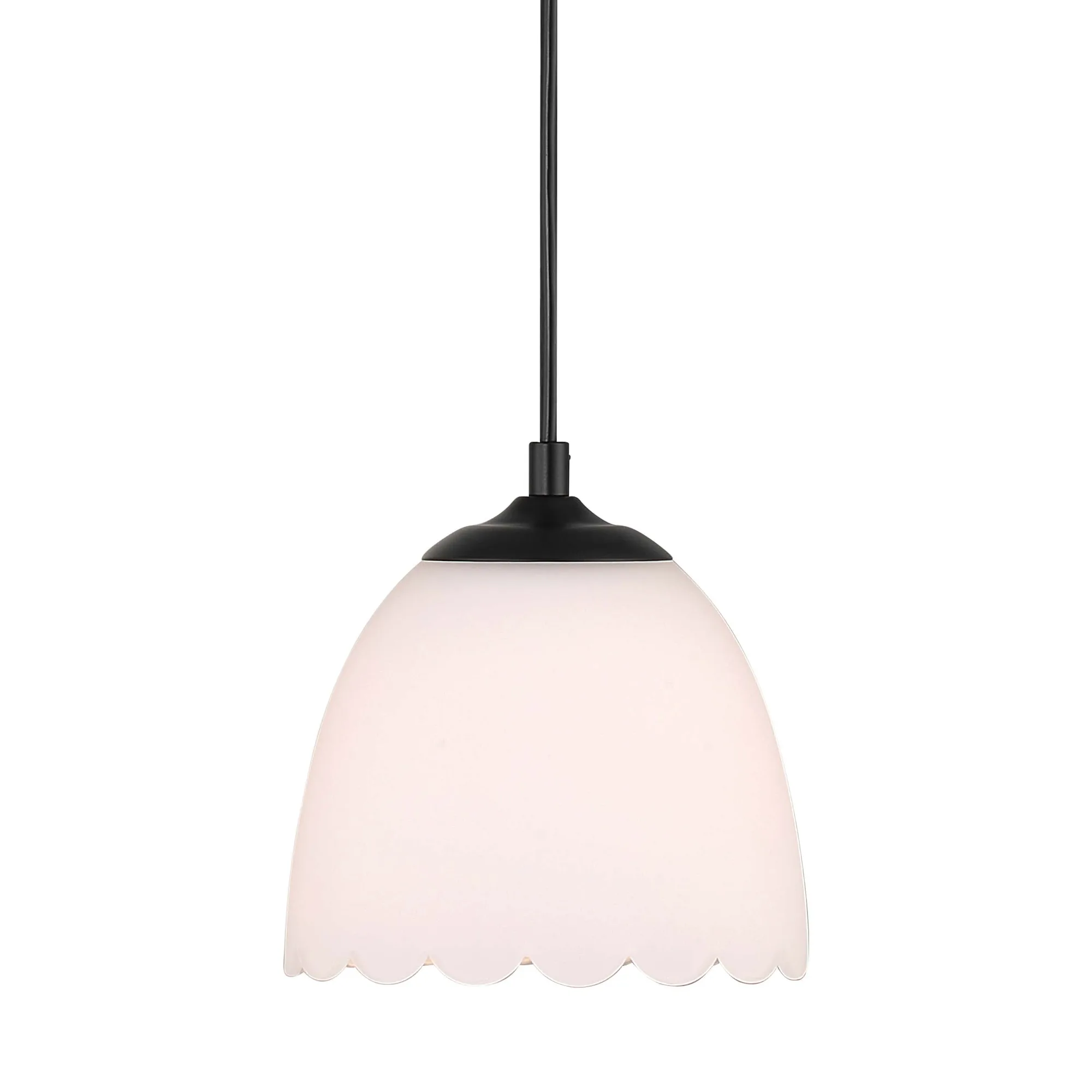 Dorinda One Light Pendant in Matte Black
