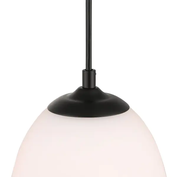 Dorinda One Light Pendant in Matte Black - Image 5