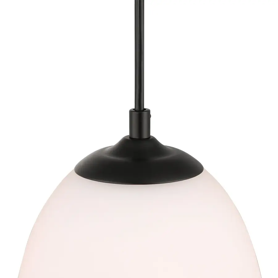 Dorinda One Light Pendant in Matte Black - Image 5