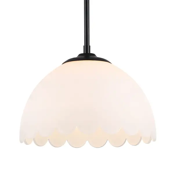 Golden Lighting Dorinda 1-Light Pendant in Matte Black - Image 1