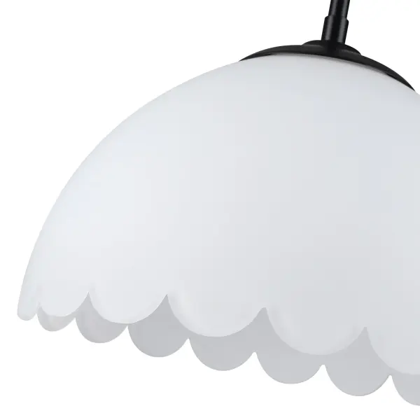 Golden Lighting Dorinda 1-Light Pendant in Matte Black - Image 4