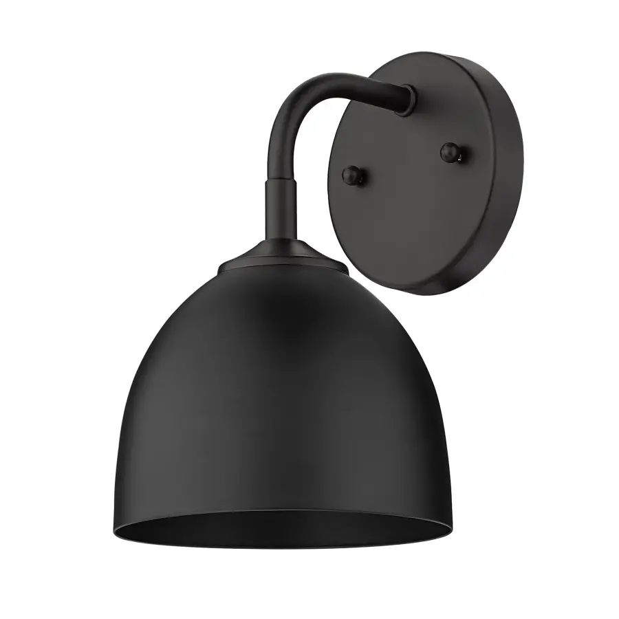Zoey 1-Light Wall Sconce in Matte Black - Image 3
