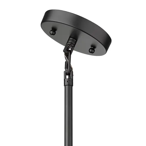 Zoey 1-Light Pendant in Matte Black - Image 4