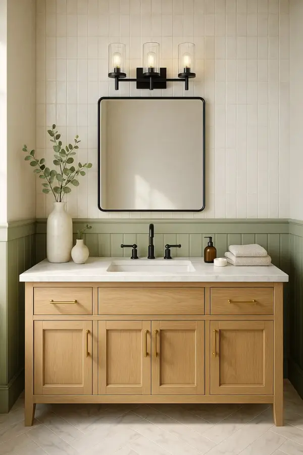 Golden Lighting Winslett 3-Light Vanity in Matte Black - Image 5