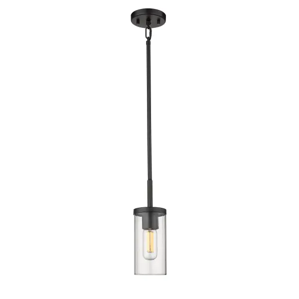 Golden Lighting Winslett 1-Light Pendant in Matte Black - Image 2
