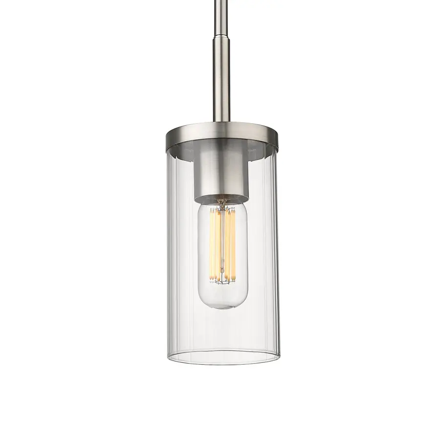 Golden Lighting Winslett 1-Light Pendant in Pewter - Image 1