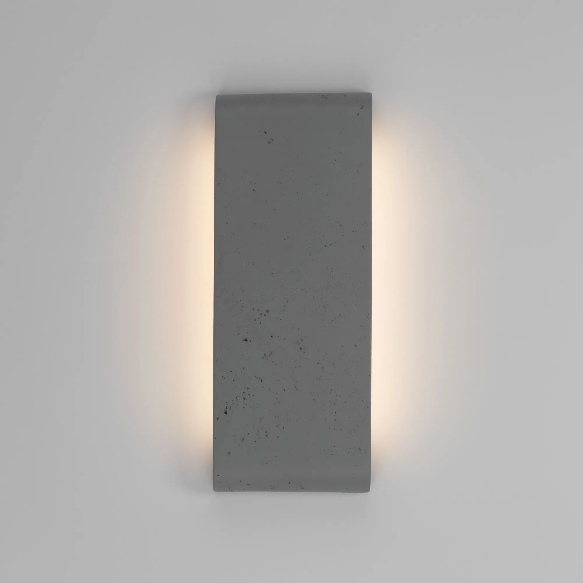 Stela LED Outdoor Wall Mount in Gray Travertine