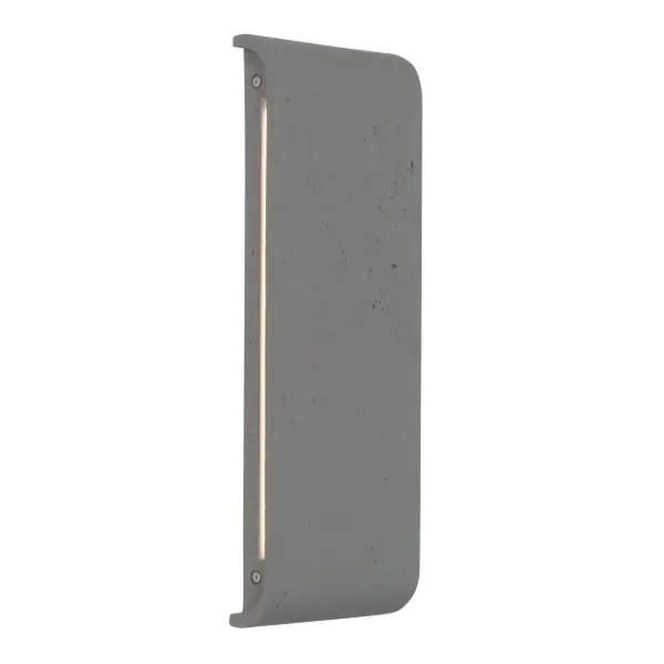 Stela 16" LED Outdoor Wall Light in Gray Travertine - Image 3