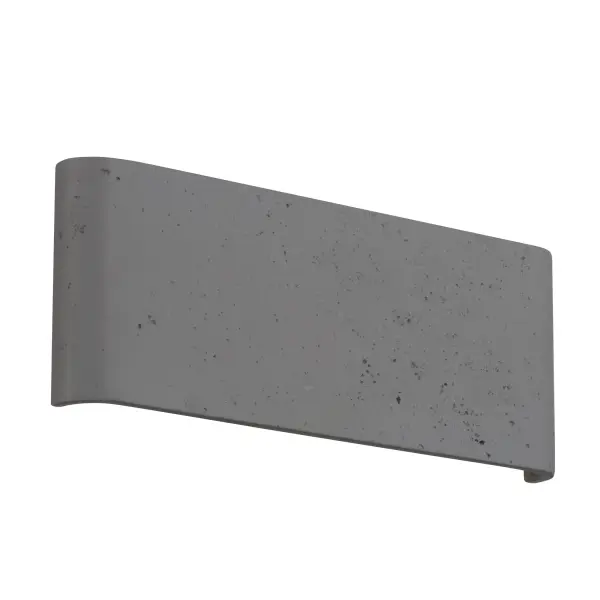 Stela 16" LED Outdoor Wall Light in Gray Travertine - Image 5